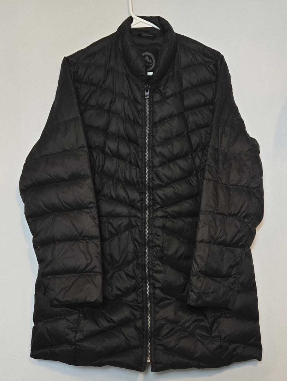 Gotcha Glacier Black Quilted Long Puffer Coat size XL